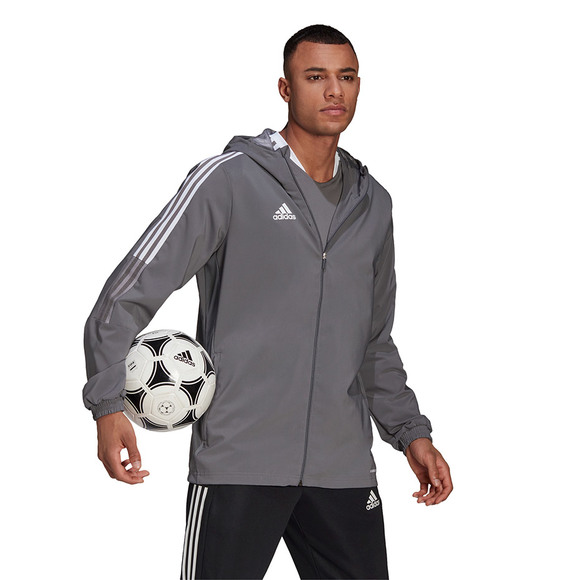 Bluza męska adidas Tiro 21 Windbreaker szara GP4964