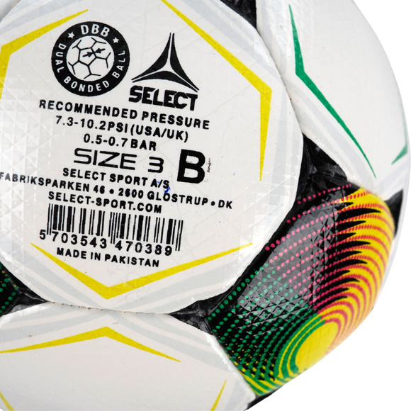 Piłka nożna Select Brillant Training Veikkausliiga v25 II gatunek biało-zielono-czarna 181169