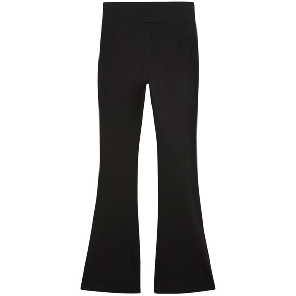 Legginsy damskie Puma Ess High-Waist Flared czarne 631542 01