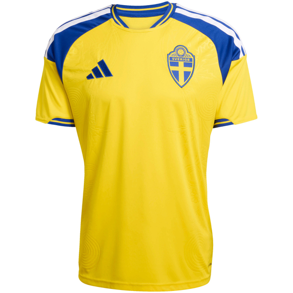 Koszulka męska adidas Sweden 26 Home Jersey żółto-niebieska JM5814