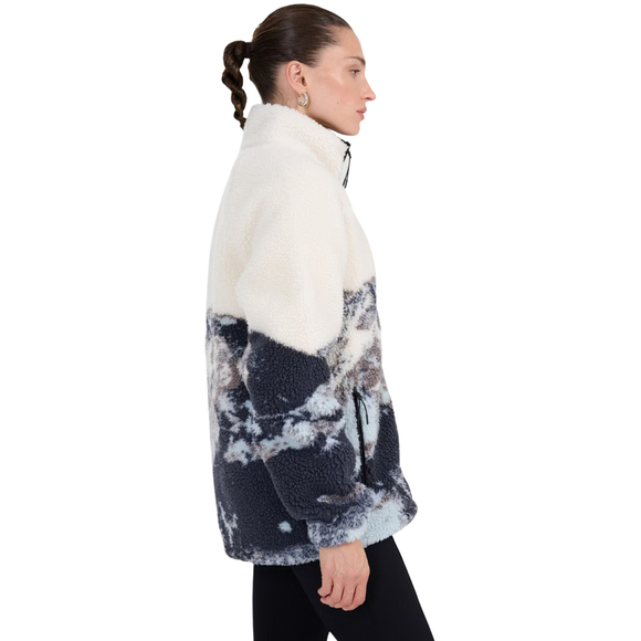 Bluza polarowa 4F U351 multikolor allover 4FWAW25TFLEU351 90A