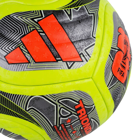 Piłka nożna adidas World Cup 26 Trionda Pro Winter zielono-czarno-srebrna JD8023