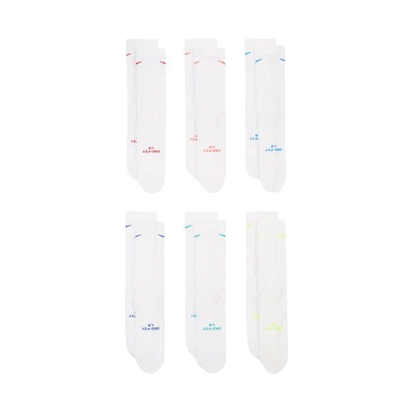 Skarpety Nike Everyday Elevated 6 par białe HQ8021 906