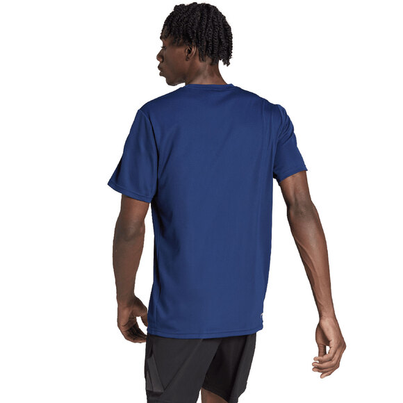 Koszulka męska adidas Train Essentials 3-Stripes Training Tee granatowa IB8152