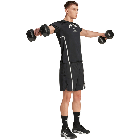 Koszulka męska adidas Designed for Training Legacy Heritage Tee czarna KA5284