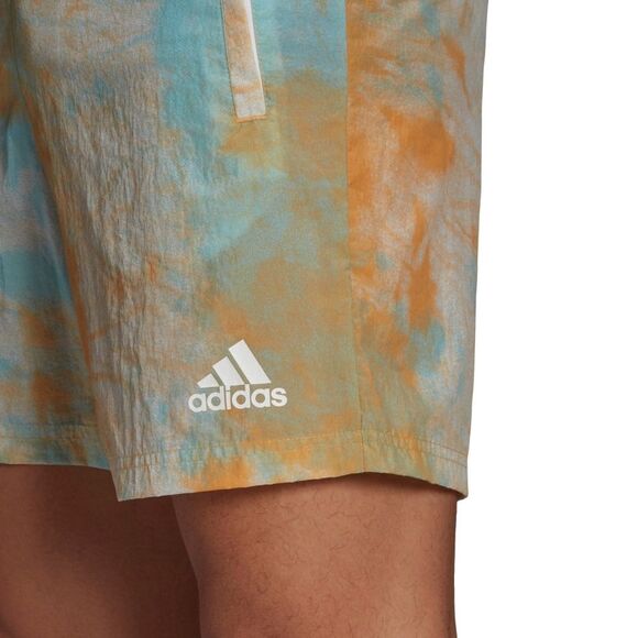 Spodenki męskie adidas Essentials Short pomarańczowo-zielone GK9620