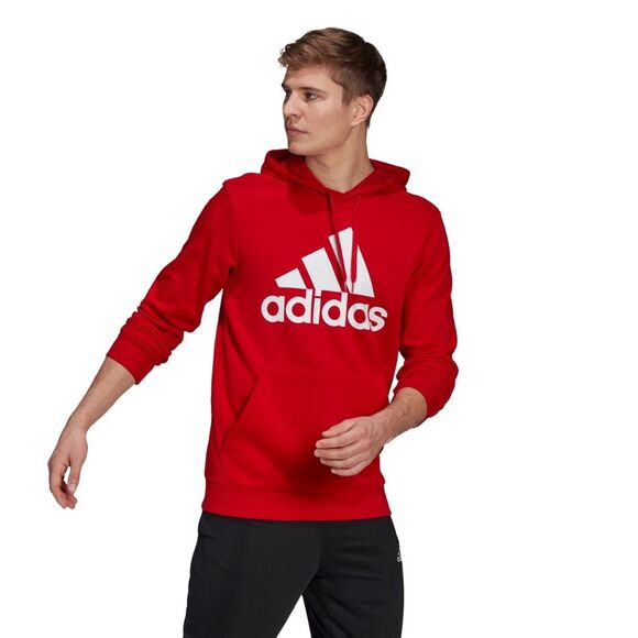 Bluza męska adidas Essentials Big Logo czerwona GV0249 