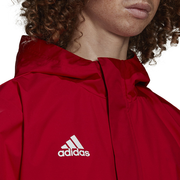 Kurtka męska adidas Entrada 22 All Weather Jacket czerwona HG6299