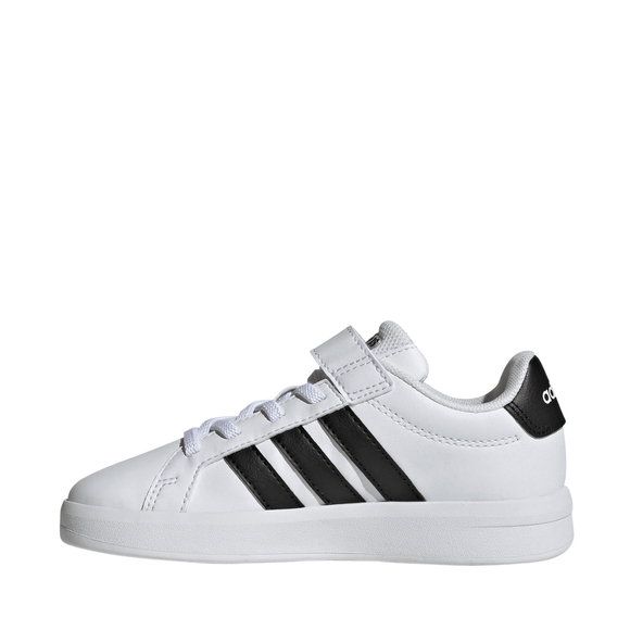 Buty dla dzieci adidas Grand Court 3.0 białe HP3531