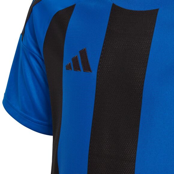 Koszulka dla dzieci adidas Striped 24 Jersey niebiesko-czarna IW2136