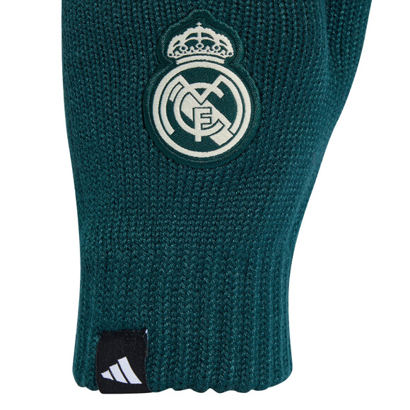 Rękawiczki adidas Real Madryt zielone KR4603