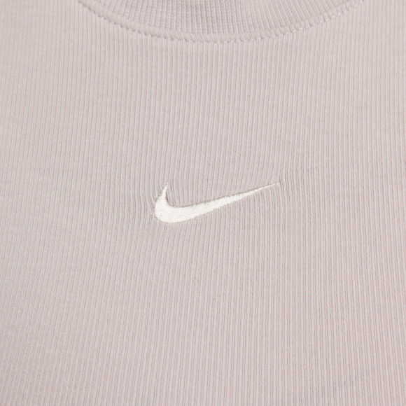Koszulka damska Nike Sportswear Chill Knit beżowa FB8279 019