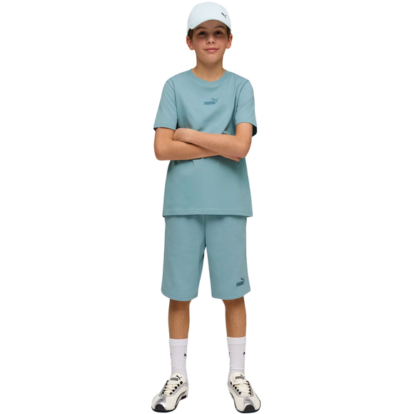 Spodenki dla dzieci Puma ESS Small No.1 Logo niebieskie 692974 47
