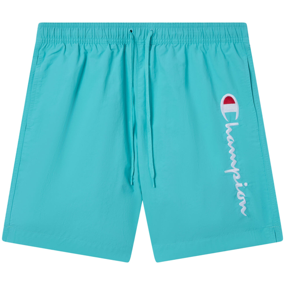Spodenki kąpielowe męskie Champion Beachshort miętowe 219978 BS184 