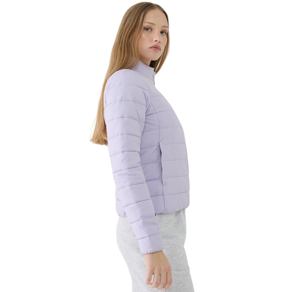 Kurtka damska puchowa 4F F533 jasny fiolet 4FWSS25TDJAF533 52S