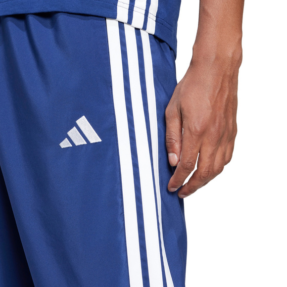 Spodnie męskie adidas Essentials 3-Stripes Stanford Open Hem niebieskie JE6400