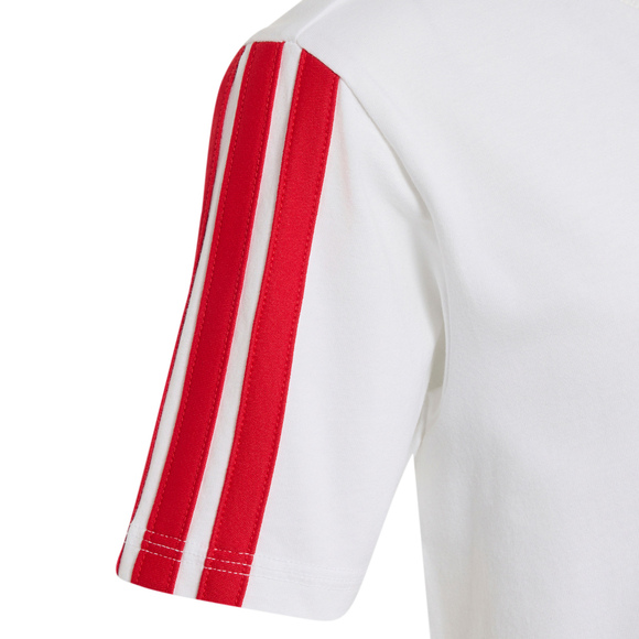 Koszulka dla dzieci adidas FC Bayern Muenchen biało-czerwona KG2591