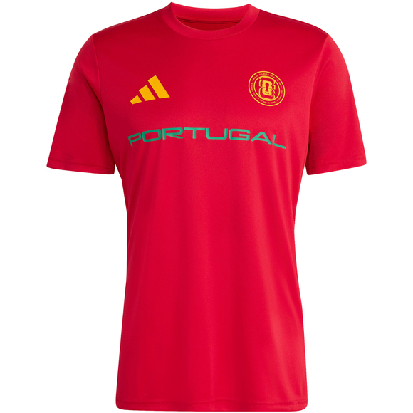 Koszulka męska adidas Portugalia 26 Away Jersey czerwona KH2310