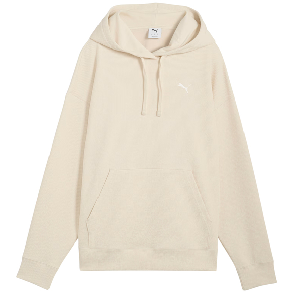 Bluza damska Puma ESS Elevated Comfort Hoodie kremowa 691814 87