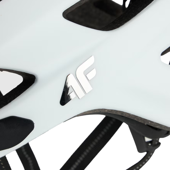 Kask rowerowy 4F U135 roz.L 59-61 cm biały 4FWSS26AHELU135 10S