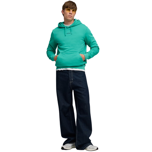 Bluza męska Puma ESS No.1 Logo Centered Hoodie zielona 692914 40