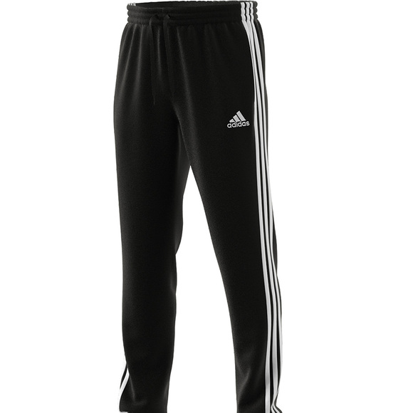 Spodnie męskie adidas Essentials Tapered Elasticcuff 3 Stripes Pant czarne GK8829