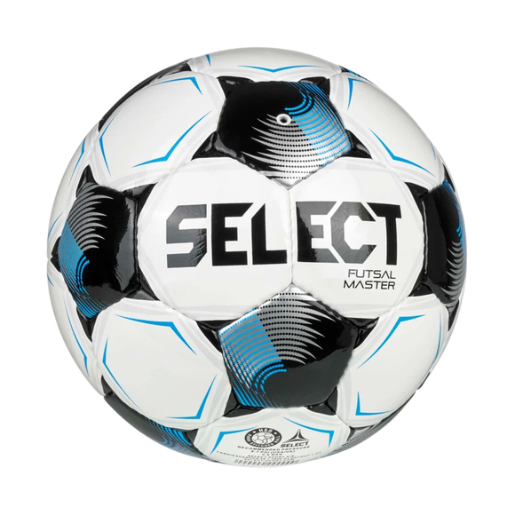 Piłka nożna Select Futsal Master FIFA Basic biało-czarno-niebieska 200953 310019