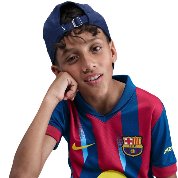 Koszulka dla dzieci Nike FC Barcelona Stadium 25/26 granatowo-czerwona FZ1307 432