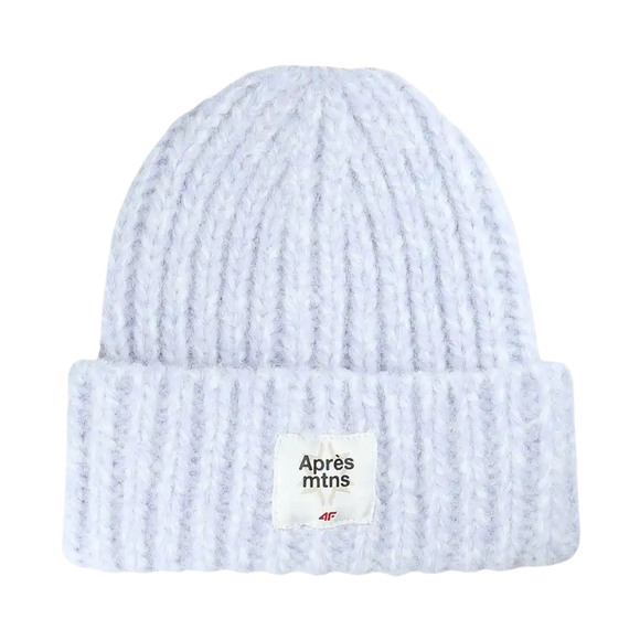 Czapka damska 4F F572 jasny fiolet melanż 4FWAW25ACAPF572 52M