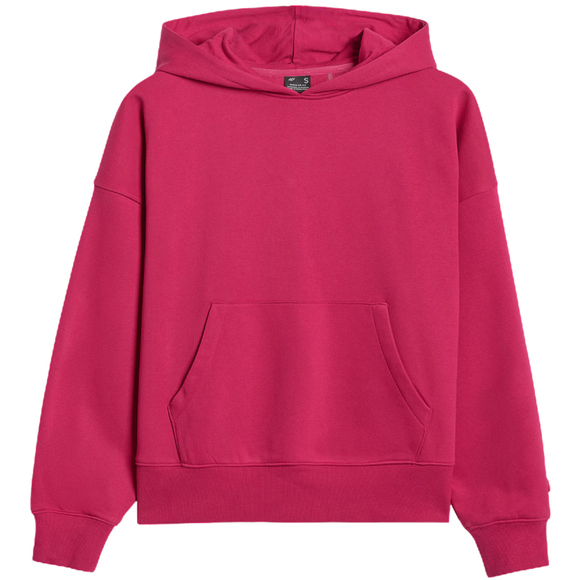 Bluza damska 4F F1887 ciemny róż 4FWAW25TSWSF1887 53S