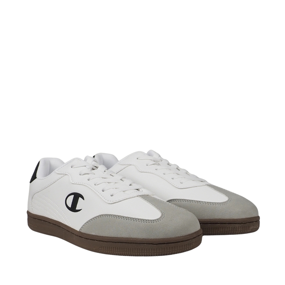 Buty męskie Champion Prestige Mix Material Low Cut białe S22330 WW001 