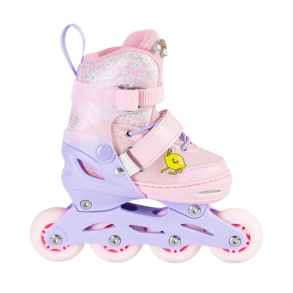 Łyżworolki Spokey Poppy różowo-fioletowe 946353-946355