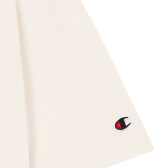Koszulka męska Champion SS Tee kremowa 220273 WW056
