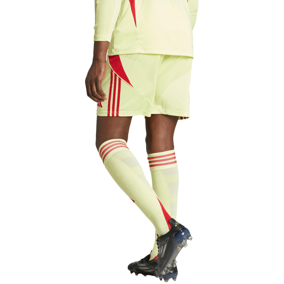 Spodenki męskie adidas Tiro 24 żółto-czerwone JI6090