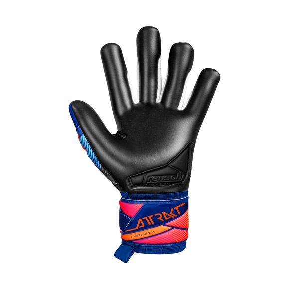 Rękawice bramkarskie Reusch Attrakt Infinity Evolution NC niebiesko-czarne 5670725 4127