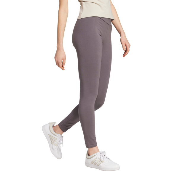 Legginsy damskie adidas Essentials Big Logo Cotton szare JH1188