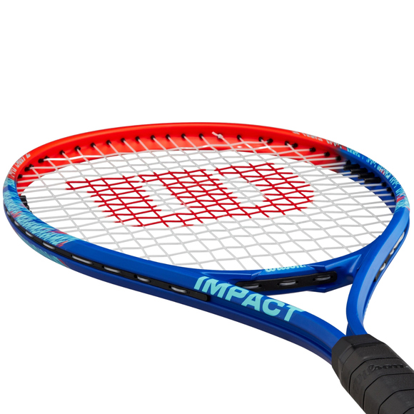 Rakieta do tenisa ziemnego Wilson Impact Rkt 3 4 3/8 niebiesko-pomarańczowa WR147510U3