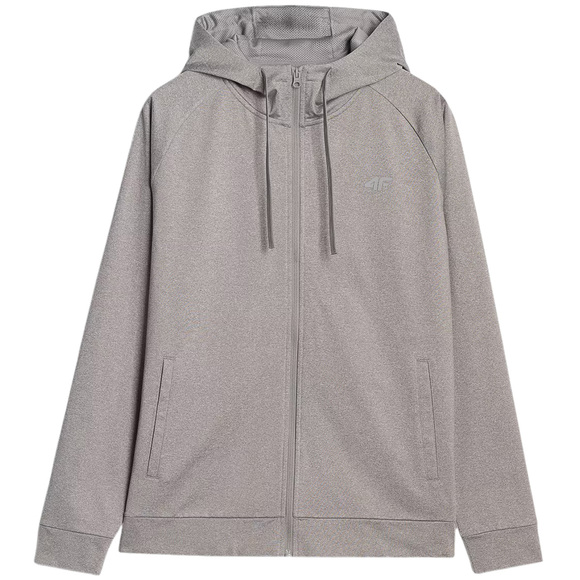 Bluza męska 4F FNK M654 szary melanż 4FWMM00TFSWM654 25M