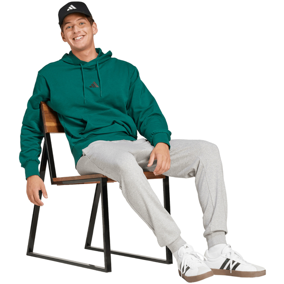 Bluza męska adidas Essentials Feelcozy French Terry zielona JE3841