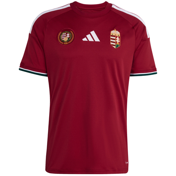 Koszulka męska adidas Hungary 26 Home Jersey Official bordowa JZ6975
