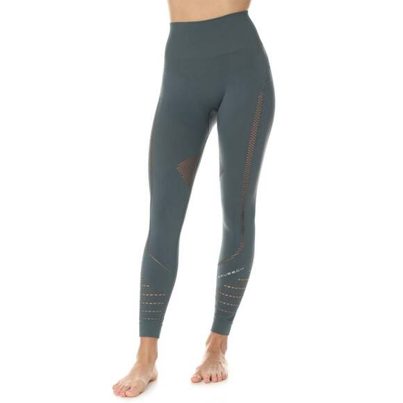 Legginsy damskie Brubeck GYM zielone LE12910