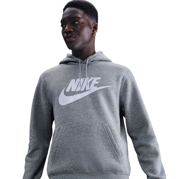 Bluza męska Nike Club BB PO Hoodie szara FN3868 063