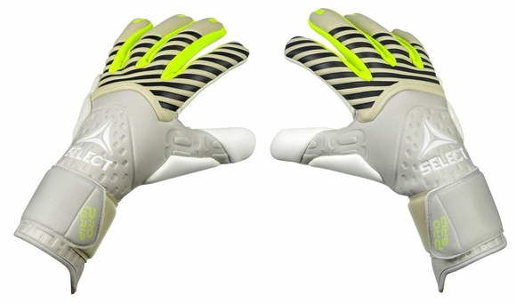 Rękawice piłkarskie dla bramkarza SELECT 88 Pro Grip czarno/beżowe v26