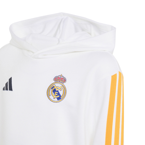 Bluza dla dzieci adidas Real Madrid Kids Hoodie biała KG2953