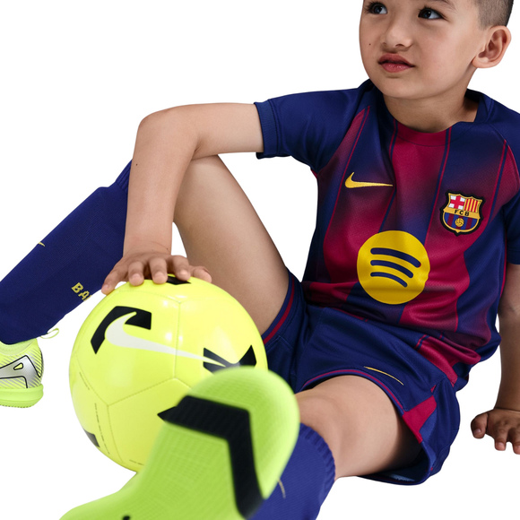 Komplet dla małych dzieci Nike FC Barcelona 2025/26 Stadium Home granatowo-bordowy HJ5619 456