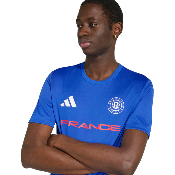 Koszulka męska adidas France 26 Jersey niebieska KH2312