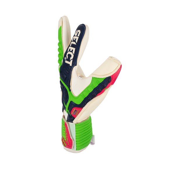 Rękawice bramkarskie Select 88 Pro Grip biało-zielono-granatowe 11988