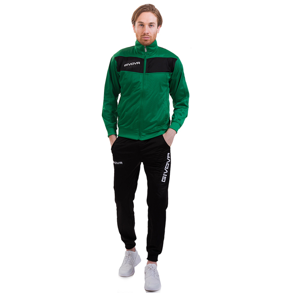 Dres Givova Tuta Visa zielono-czarny TR018 1310