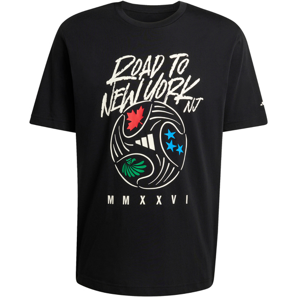 Koszulka męska adidas FIFA World Cup 26TM Road to NYNJ Graphic czarna KB2533