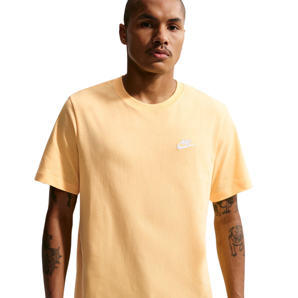 Koszulka męska Nike Club Tee pomarańczowa AR4997 795